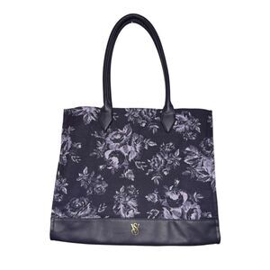 Victoria’s Secret Limited Edition Purple Floral Book Weekender Tote Bag